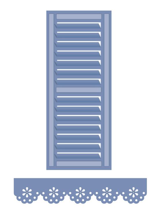 Kinetics Collection Window Shutter and Valance Die-1