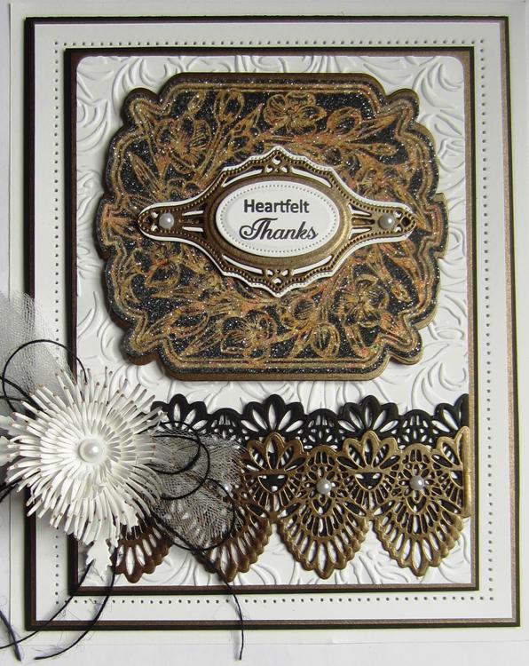Sue Wilson - Wild Tulips Pre Cut Rubber Stamp-3
