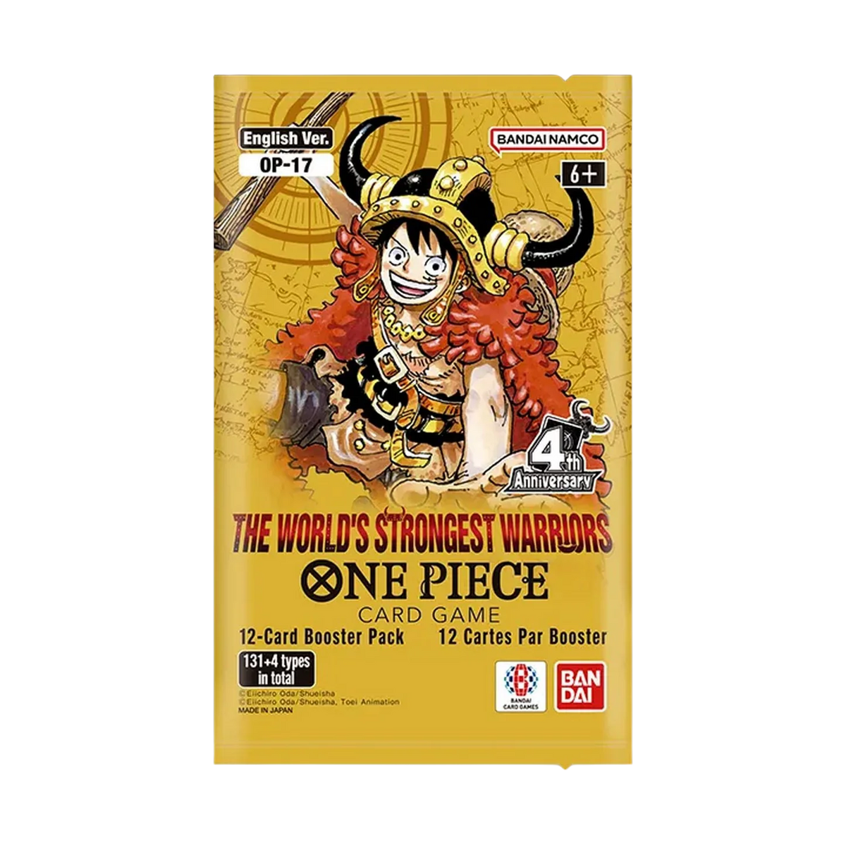 One Piece Card Game - OP-17 The World's Strongest Warriors - Booster Pack