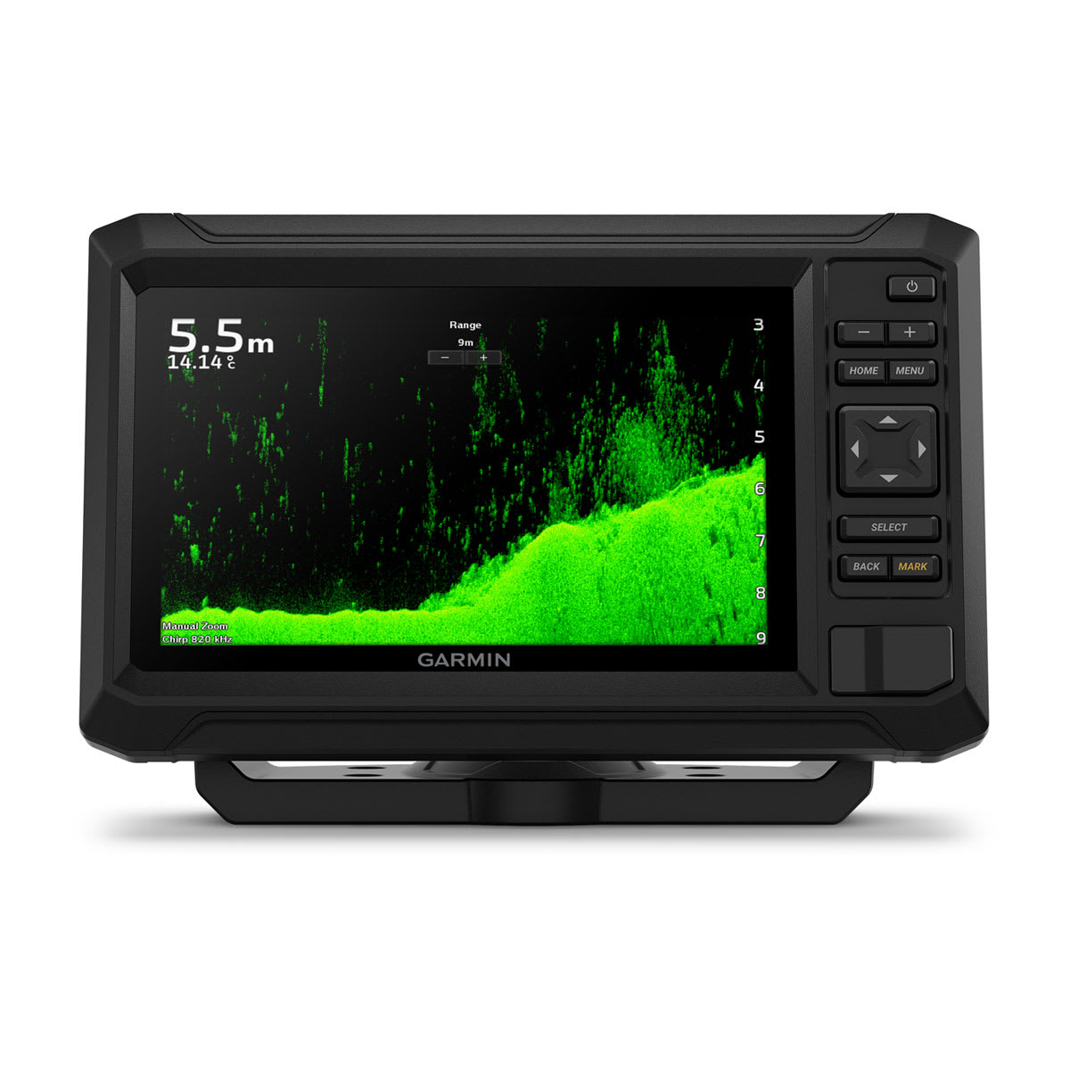 ECHOMAP™ UHD2 7" cv Chartplotters 75cv with GT20-TM Transducer and Garmin Navionics+ Canada & Alaska Mapping-1