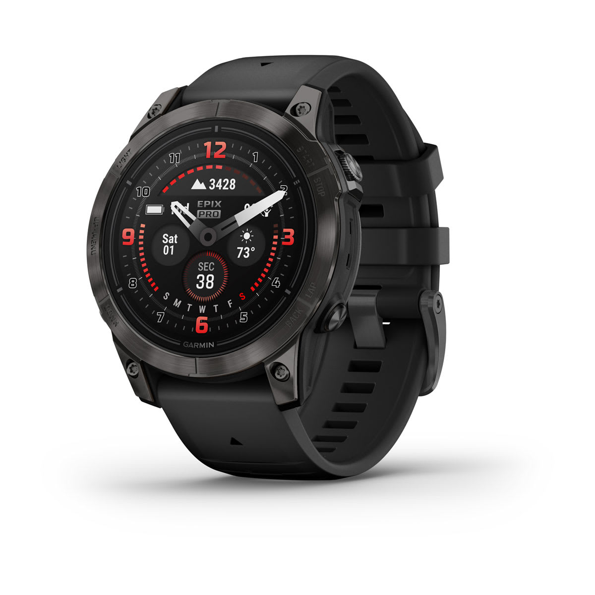 epix™ Pro (Gen 2) – Sapphire Edition | 47 mm Carbon Gray DLC Titanium