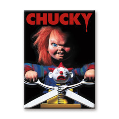 Child's Play - Chucky with Scissors Magnet-1