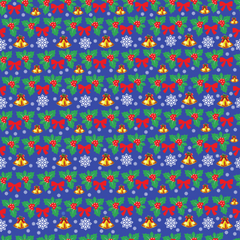 Christmas Bells  Adhesive Vinyl Pattern-1