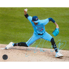 Adam Cimber Autographed Toronto Blue Jays Wind-Up 8x10 Photo *As Is*-1