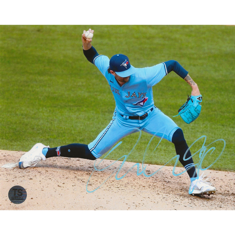 Adam Cimber Autographed Toronto Blue Jays Wind-Up 8x10 Photo *As Is*-1