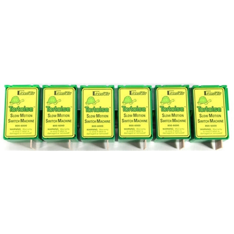 Circuitron 800-6006 Tortoise Slow Motion Switch Machine 6 Piece Value Pack-1