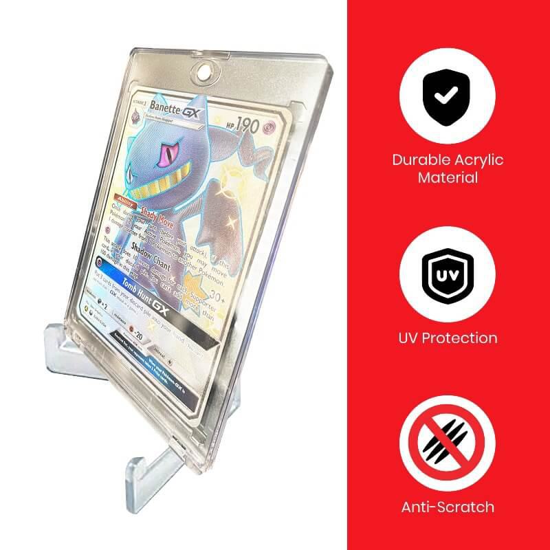 EVORETRO Card Display Stand - 35-260PT Clear Durable Game Card Stand-11