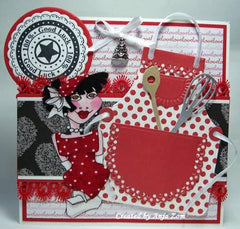 Marianne Design: Collectables Die & Stamp Set - Circle die & sentiments-3