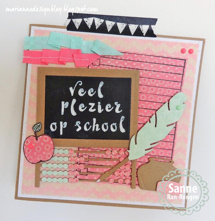 Marianne Design: Collectables Die & Stamp Set - Abacus-2