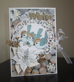 Marianne Design: Collectables Die & Stamp Set - Eline's Poinsettia-3