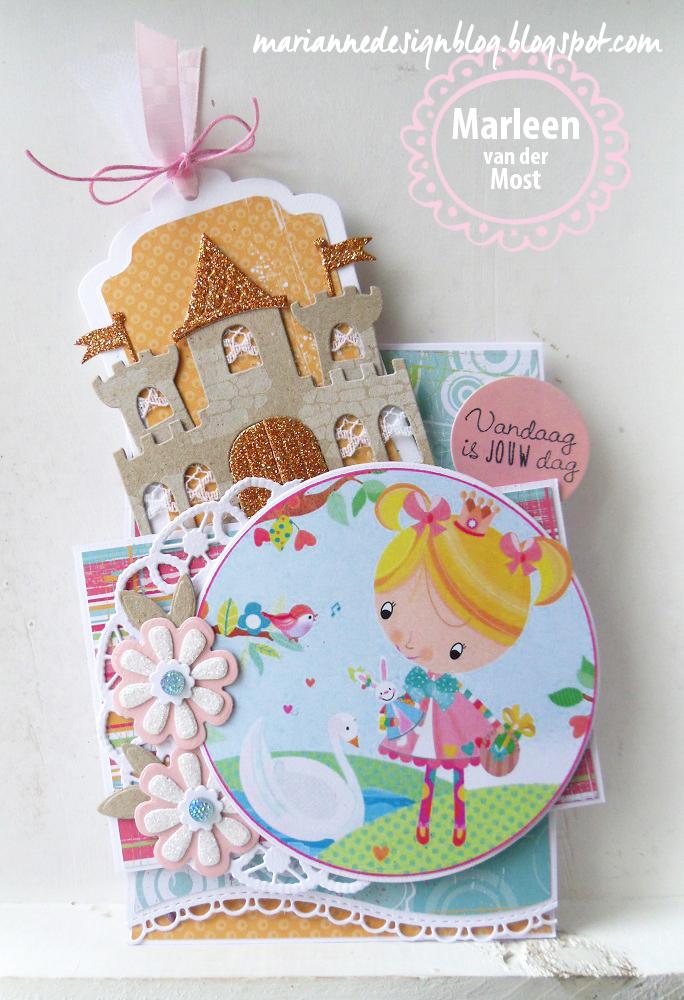 Marianne Design: Collectables Die & Stamp Set - Castle-3
