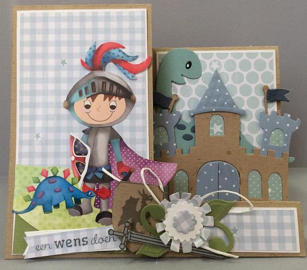 Marianne Design: Collectables Die & Stamp Set - Castle-4