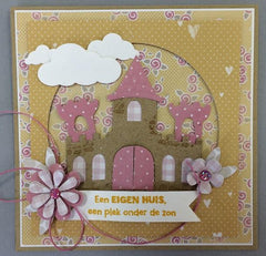 Marianne Design: Collectables Die & Stamp Set - Castle-2