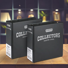 EVORETRO 3-Inch Trading Card Ring Binder | Collector Album Black-6