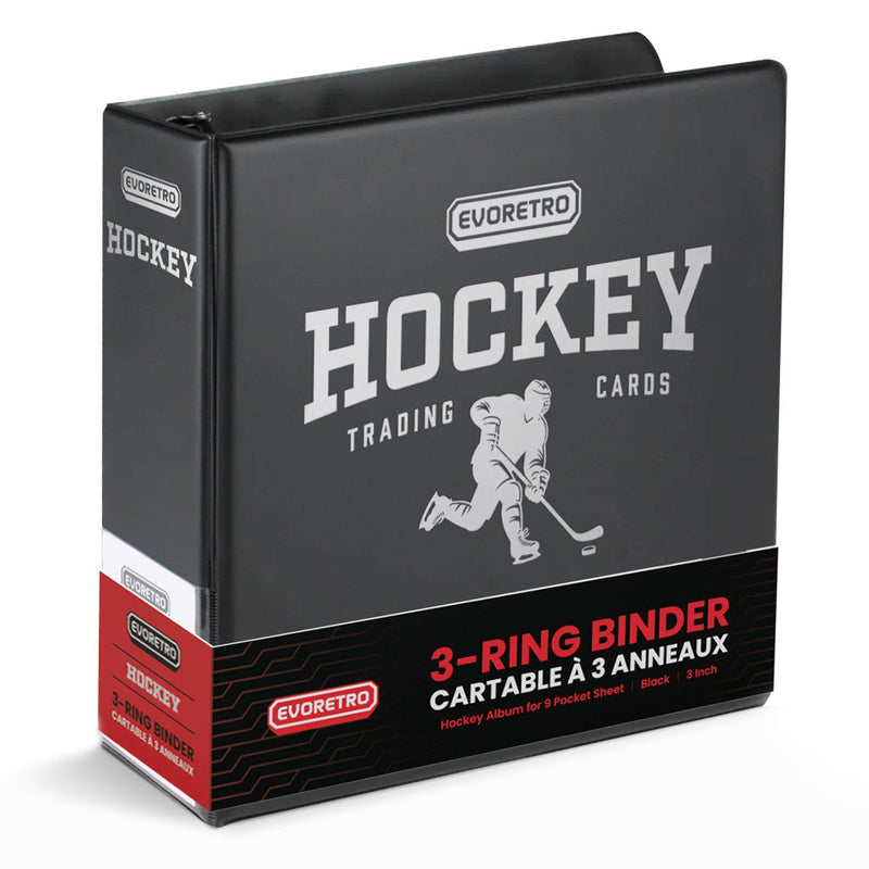 EVORETRO 3-Inch Trading Card Ring Binder | Collector Album Black-1