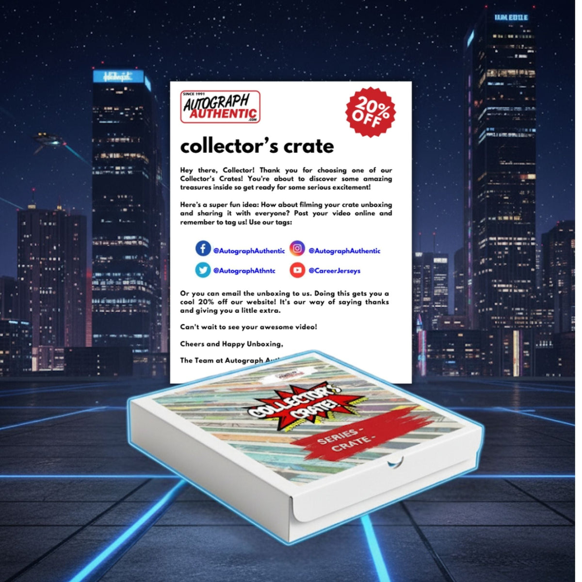 Collector's Crate Mystery Box - Comic Book Series 6 /20-6