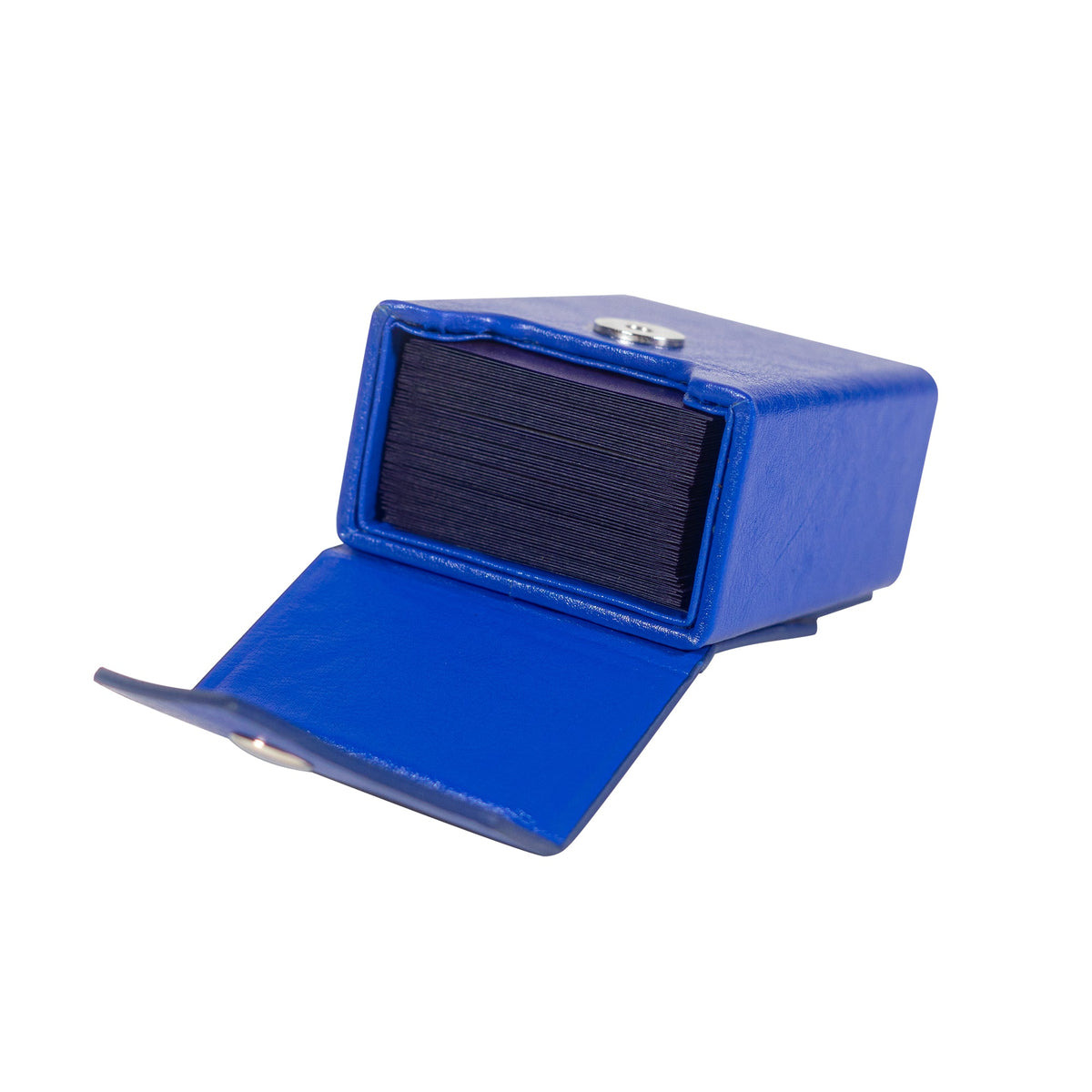 Kaiba Blue Deck Box + Belt Loop - Hard Shell - Faux Leather-9