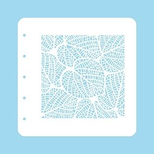 Stencil A6 For Magnetic Colour Set Stencil Leaves-1
