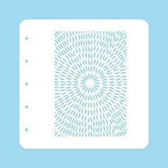 Stencil A6 For Magnetic Colour Set Stencil Burst-1