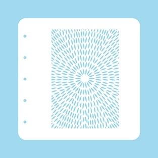 Stencil A6 For Magnetic Colour Set Stencil Burst-1