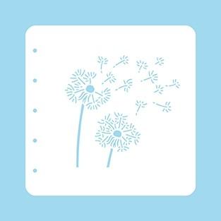Stencil A6 For Magnetic Colour Set Stencil Dandelion-1