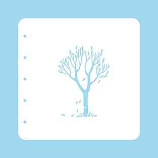 Stencil A6 For Magnetic Colour Set Stencil Tree-1