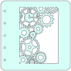 Nellie's Choice Stencil A6 For Magnetic Colour Set Clock-1