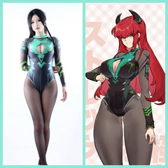 Anime Sci-fi Spandex Swimwear Racing Suit Wet Suit Race Queen Costume-1
