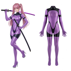 Anime Sci-fi Spandex Swimwear Racing Suit Full Bodysuit Zentai with Crotch Zipper-1