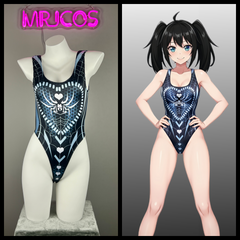 Woman Super Hero Crotchless Cosplay Bodysuit Lingerie Sexy Costume-1