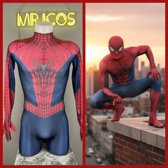 [Inventory Clearance] Super Hero Amazing Spider Cosplay Full Bodysuit Halloween Costume Zentai-1