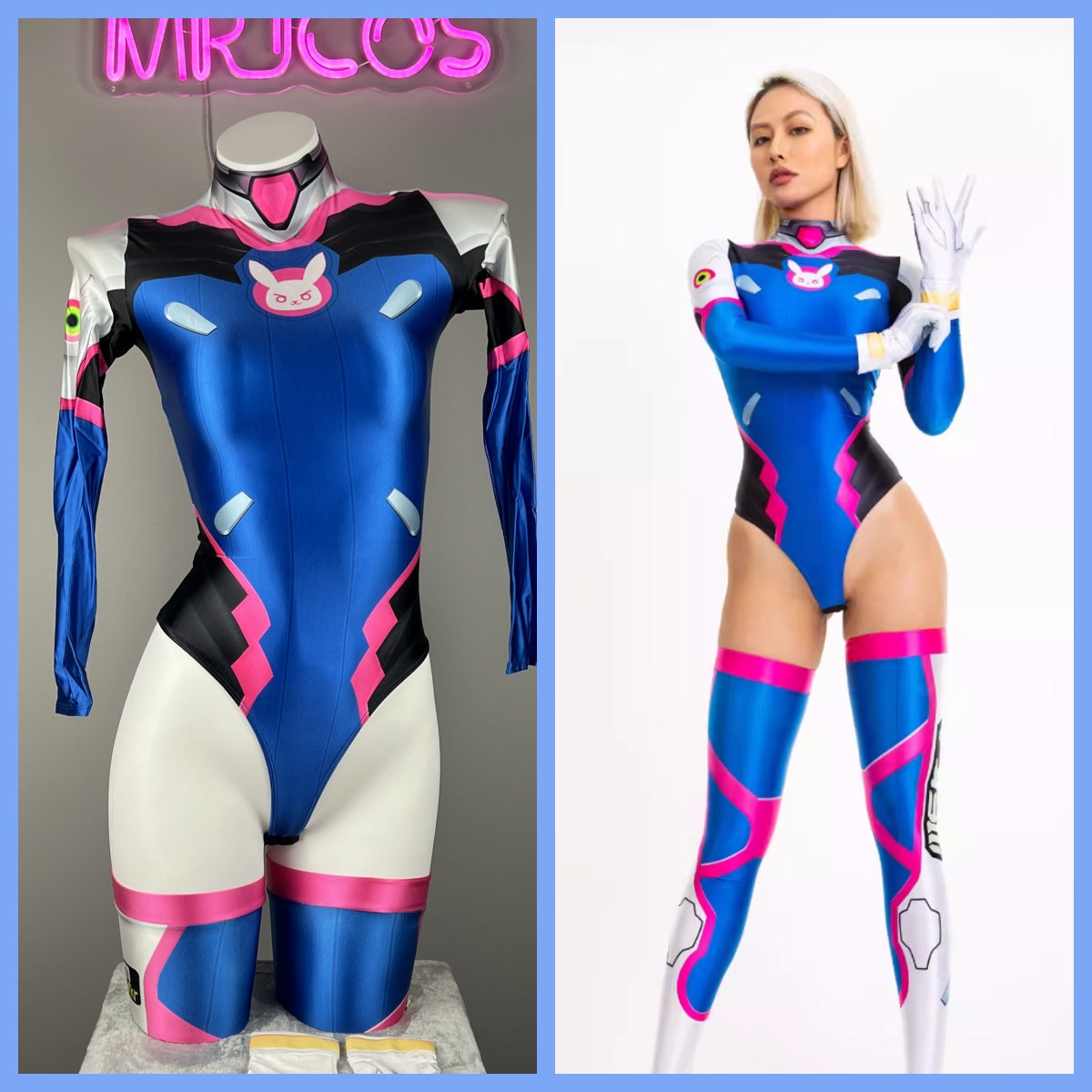 Spandex Cosplay Open Crotch BodySuit Halloween Costume-1