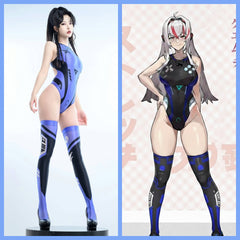 Anime Sci-fi Spandex Swimwear Racing Suit Wet Suit Race Queen Costume-1