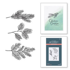 Evergreen Branches Press Plate from the BetterPress Christmas Collection-2