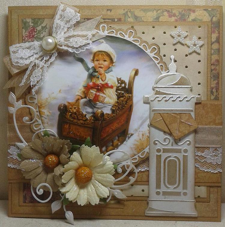 Marianne Design; Craftables Dies - Circle & Flower-Stitch-3