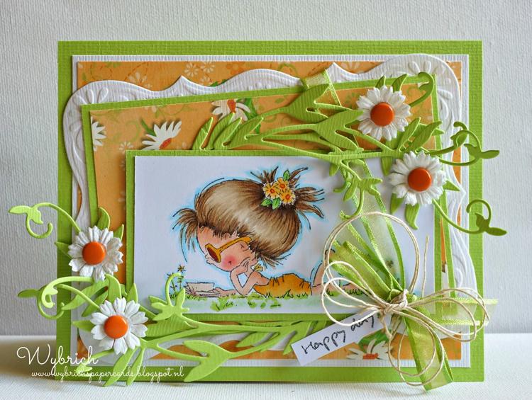 Marianne Design: Craftables Dies - Daisy and Leaves-3