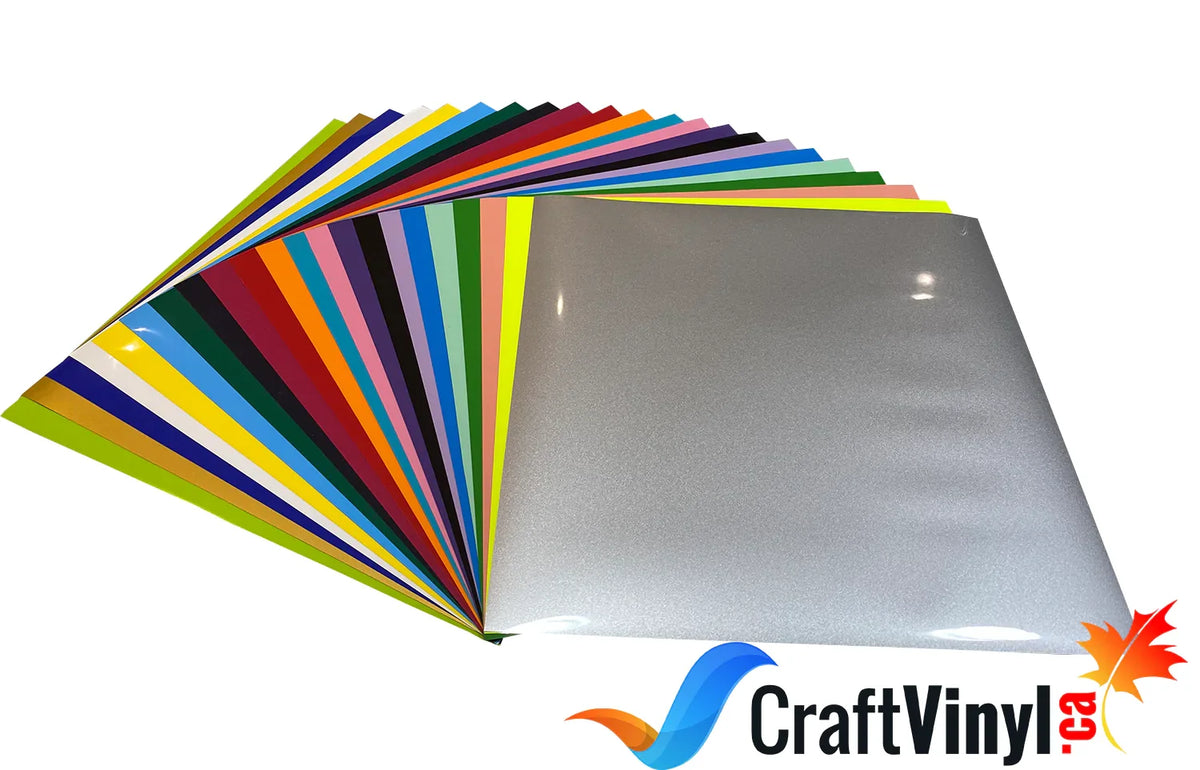 Craft HTV Package 22 Colors 12" x 4.5" Sheets-1