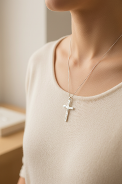Cross Pendant on 18" Chain-2