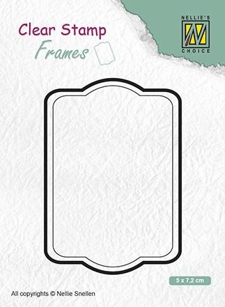 Clear Stamp Frame Rectangle 2 x 3 inches-1