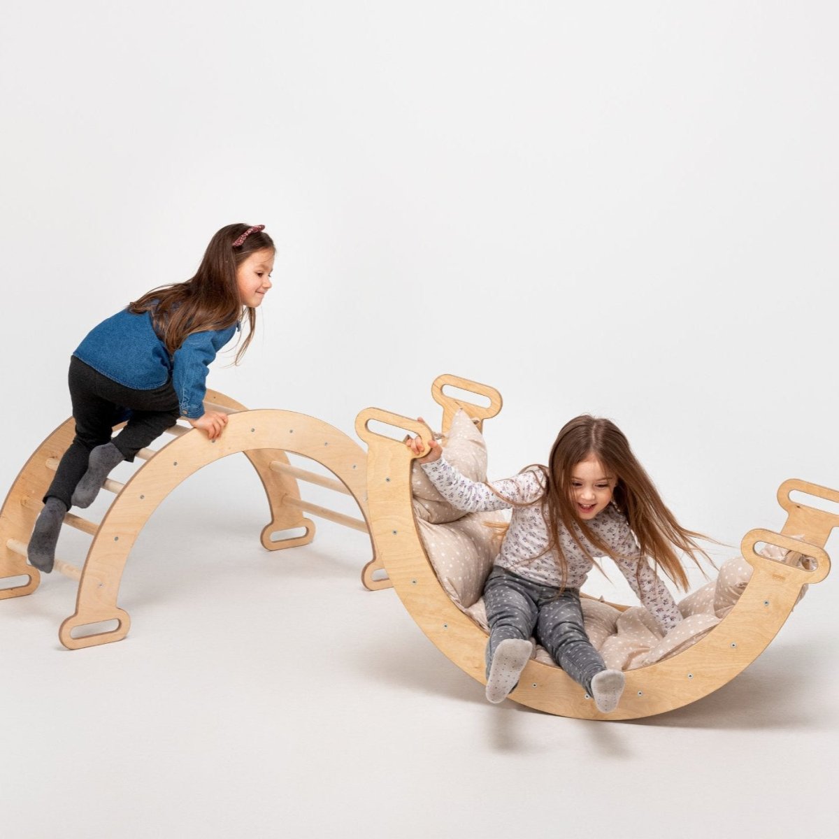 Cushion for Climbing Arch & Rocker Balance – Beige (Cushion Only)-3