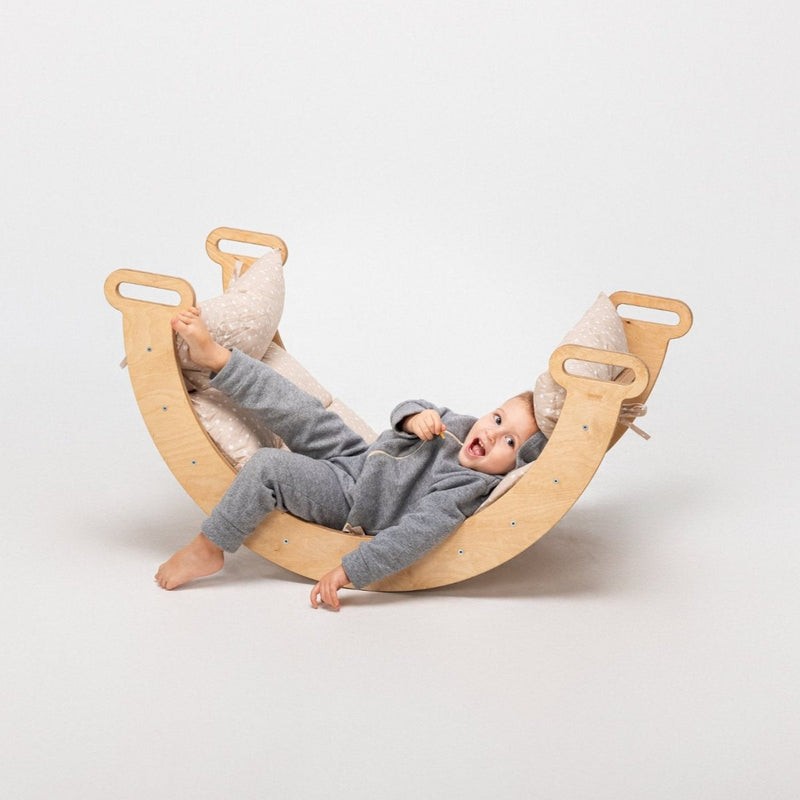 Cushion for Climbing Arch & Rocker Balance – Beige (Cushion Only)-4
