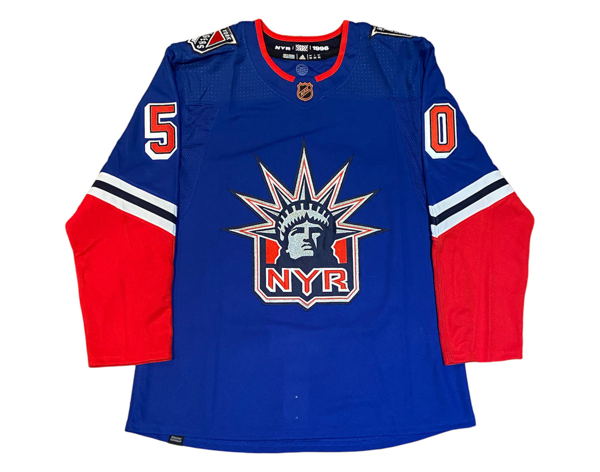 Will Cuylle Autographed New York Rangers Reverse Retro 2.0 Adidas Jersey-3