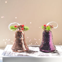 Fashionable Retro Christmas Bell Ornament-6
