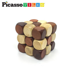 PicassoTiles - PicassoTiles 8PK Wooden Logic Puzzle - Ages 6+-3