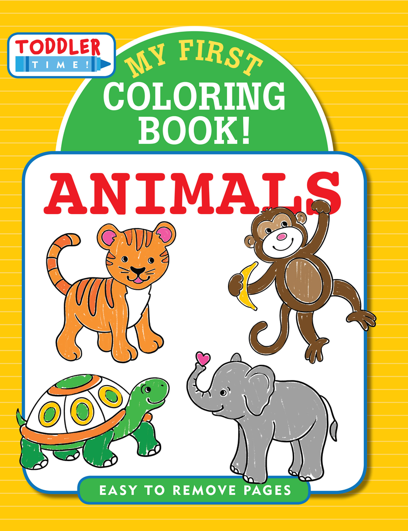 Peter Pauper Press - My First Coloring Book! Animals - Ages 2+-1
