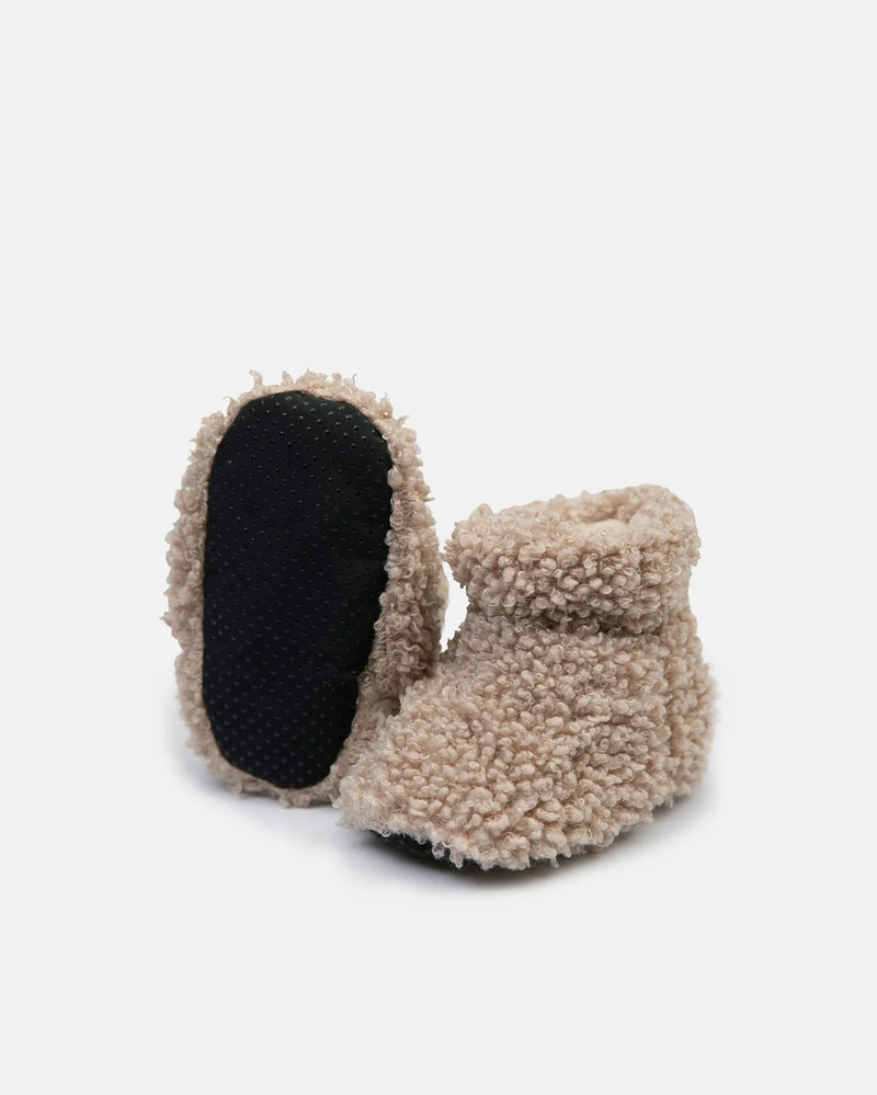 Teddy Booties | 7am Enfant |  Oatmeal-2