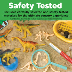 Faber-Castell / Creativity for Kids - Sensory Bin Dinosaur Dig Activity Bin - Ages 3+-6