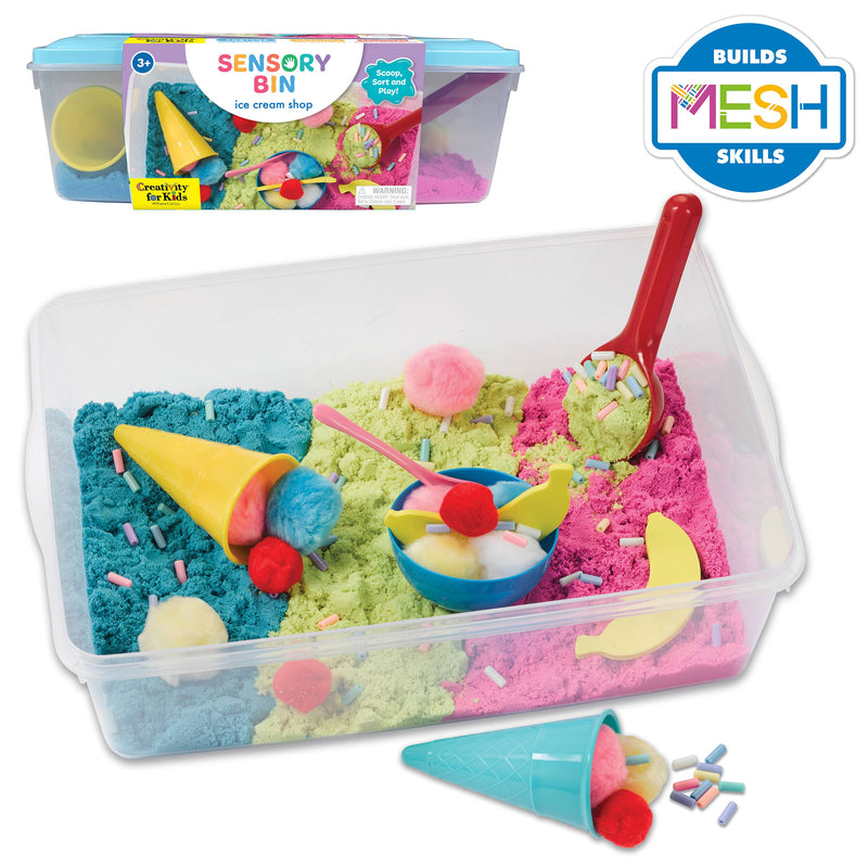 Faber-Castell / Creativity for Kids - Sensory Bin Ice Cream Shop Activity Bin - Ages 3+-1