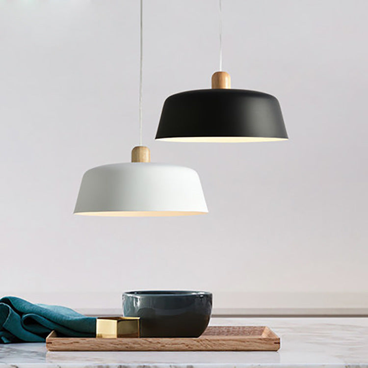 Nordic Wood Pendant Light-6