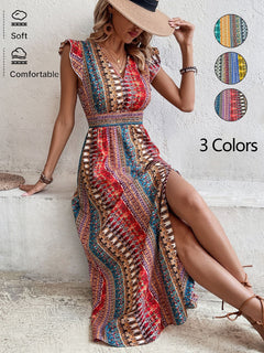 Women’s Casual Slim-Fit Split Dress – Stylish Fitted Midi Dress for Everyday & Evening Wear-8